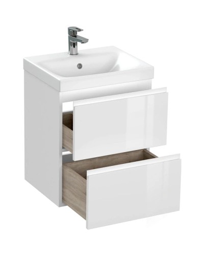 Тумба белый глянец 47,6 см Cersanit Moduo 64139