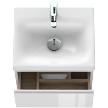 Тумба белый глянец 47,6 см Cersanit Moduo 64139