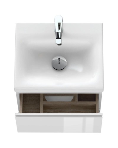 Тумба белый глянец 47,6 см Cersanit Moduo 64139