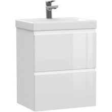 Тумба белый глянец 47,6 см Cersanit Moduo Slim 64124