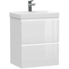 Тумба белый глянец 47,6 см Cersanit Moduo Slim 64124