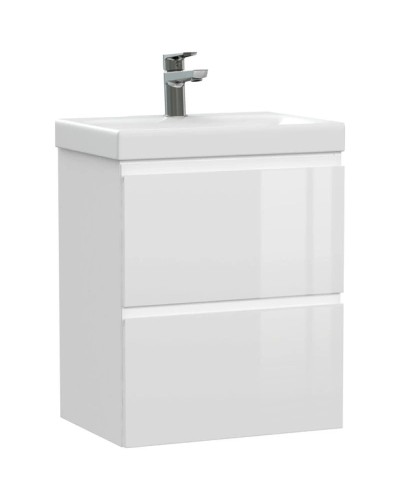 Тумба белый глянец 47,6 см Cersanit Moduo Slim 64124