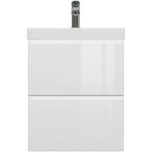 Тумба белый глянец 47,6 см Cersanit Moduo Slim 64124