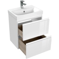 Тумба белый глянец 47,6 см Cersanit Moduo Slim 64124