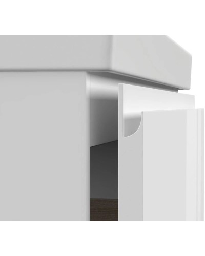 Тумба белый глянец 47,6 см Cersanit Moduo Slim 64124