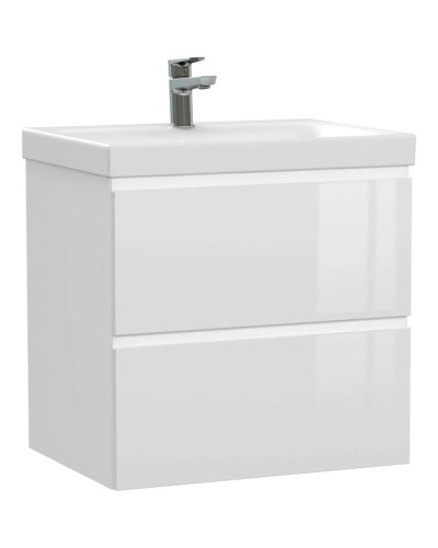 Тумба белый глянец 58,5 см Cersanit Moduo 64140