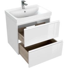 Тумба белый глянец 58,5 см Cersanit Moduo 64140