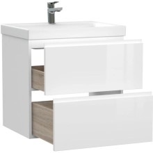 Тумба белый глянец 58,5 см Cersanit Moduo 64140