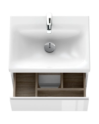 Тумба белый глянец 58,5 см Cersanit Moduo 64140