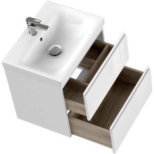 Тумба белый глянец 58,5 см Cersanit Moduo 64140