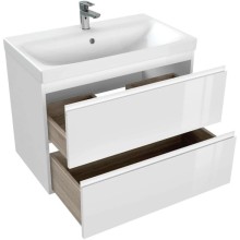 Тумба белый глянец 77,6 см Cersanit Moduo 64141