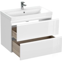 Тумба белый глянец 77,6 см Cersanit Moduo 64141