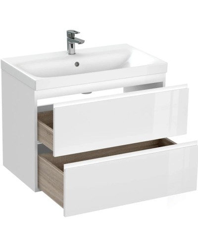 Тумба белый глянец 77,6 см Cersanit Moduo 64141