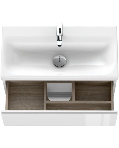 Тумба белый глянец 77,6 см Cersanit Moduo Slim 64126