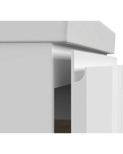 Тумба белый глянец 77,6 см Cersanit Moduo Slim 64126