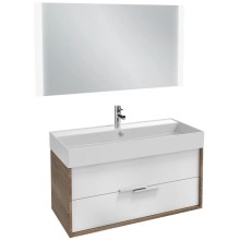 Тумба дуб табак/белый 99,9 см Jacob Delafon Vivienne EB1585-E52-N18