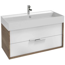 Тумба дуб табак/белый 99,9 см Jacob Delafon Vivienne EB1585-E52-N18