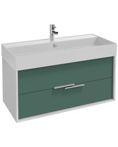 Тумба белый/эвкалипт матовый 99,9 см Jacob Delafon Vivienne EB1585-N18-M87