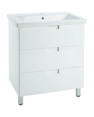 Тумба белый глянец 86,2 см Bellezza Пегас 4630415140013