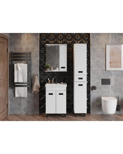 Тумба белый глянец 50,5 см Onika Балтика 105552