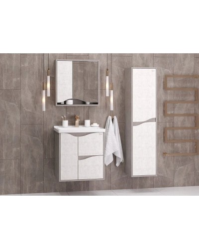 Тумба светлый камень/бетон крем 57,6 см Onika Брендон 106138