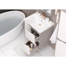 Тумба светлый камень/бетон крем 57,6 см Onika Брендон 106138