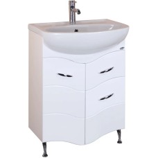 Тумба белый глянец 59,4 см Onika Лайн 106044