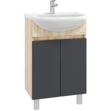 Тумба дуб сонома/серый матовый 59 см Onika Милтон 106147