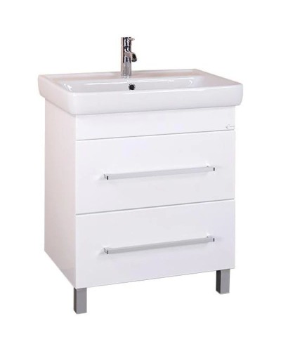 Тумба белый глянец 55,5 см Onika Олимп 106039