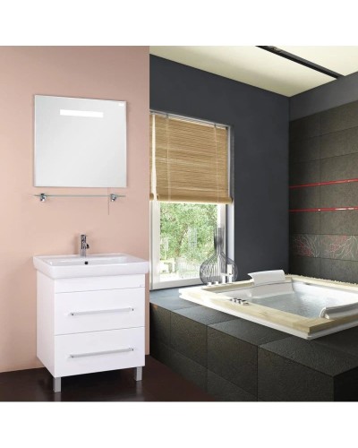 Тумба белый глянец 55,5 см Onika Олимп 106039