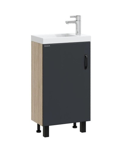 Тумба дуб сонома/серый матовый 45 см Onika Тимбер 104509