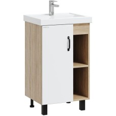 Тумба дуб сонома/белый матовый 47 см Onika Тимбер 105034