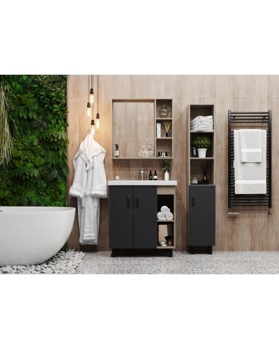 Тумба дуб сонома/серый матовый 66 см Onika Тимбер 107057