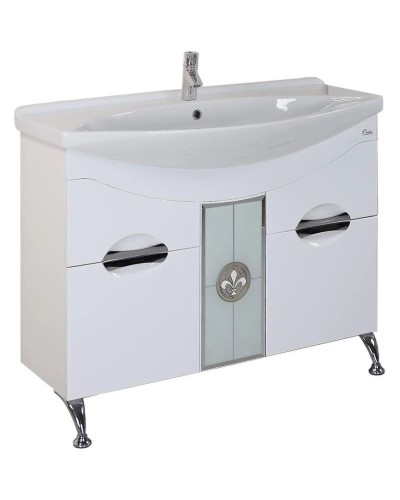 Тумба белый глянец 101,8 см Onika Флорена 110504