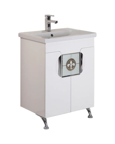 Тумба белый глянец 56 см Onika Флорена 106050