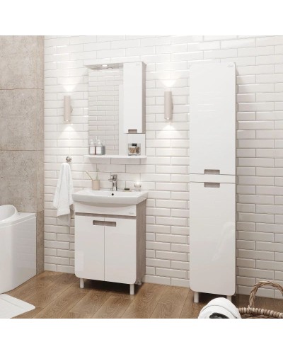 Тумба белый глянец/кастелло 45 см Onika Харпер 105033