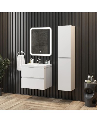 Тумба белый глянец 58,4 см Onika Эвада 106145