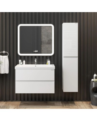 Тумба белый глянец 78 см Onika Эвада 108058