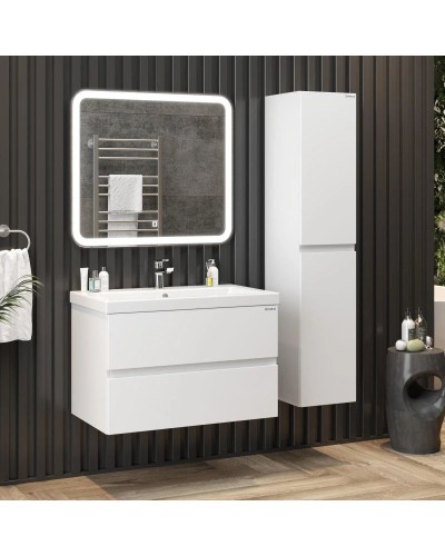 Тумба белый глянец 78 см Onika Эвада 108058