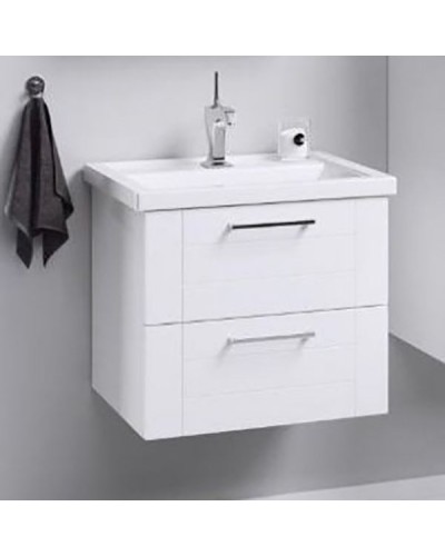 Тумба под раковину Aqwella Манчестер 70 MAN01072 подвесная Белый глянец