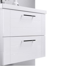 Тумба под раковину Aqwella Манчестер 70 MAN01072 подвесная Белый глянец