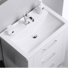 Тумба под раковину Aqwella Манчестер 70 MAN01073 Белый глянец