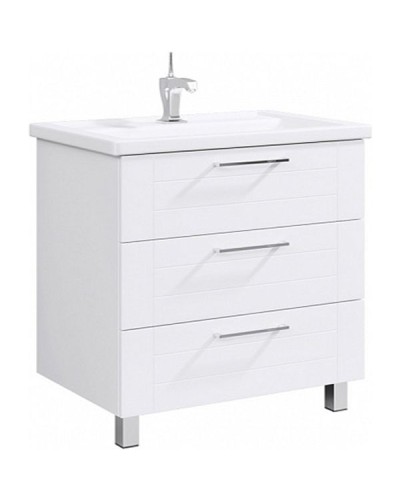 Тумба под раковину Aqwella Манчестер 70 MAN01073 Белый глянец