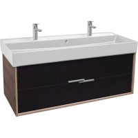 Тумба дуб давос/черный матовый 119,9 см Jacob Delafon Vivienne EB1669-E75-J53