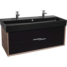 Тумба дуб давос/черный матовый 119,9 см Jacob Delafon Vivienne EB1669-E75-J53