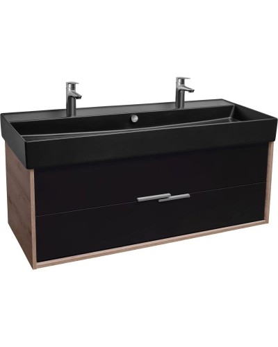 Тумба дуб давос/черный матовый 119,9 см Jacob Delafon Vivienne EB1669-E75-J53