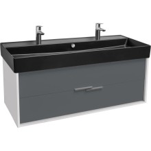 Тумба белый глянец/серый матовый 119,9 см Jacob Delafon Vivienne EB1669-J5-J54