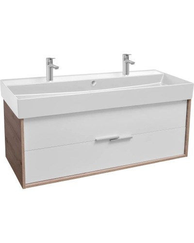 Тумба дуб давос/белый глянец 119,9 см Jacob Delafon Vivienne EB1669-E75-J5