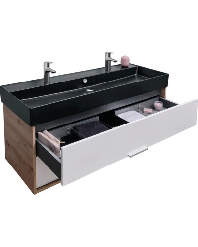 Тумба дуб давос/белый глянец 119,9 см Jacob Delafon Vivienne EB1669-E75-J5