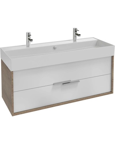 Тумба дуб табак/белый глянец 119,9 см Jacob Delafon Vivienne EB1509-E52-G1C